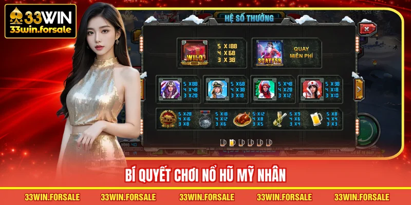 Bí quyết chơi Nổ hũ Mỹ Nhân